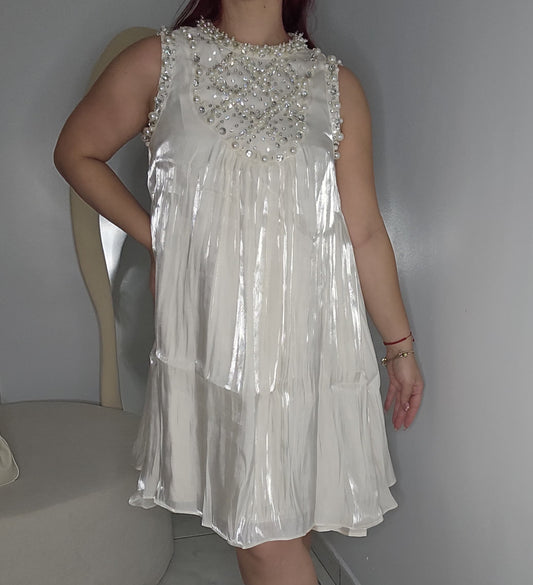 Vestido Perlado