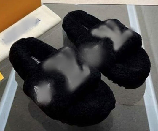 Sandalias Peluche de Mujer